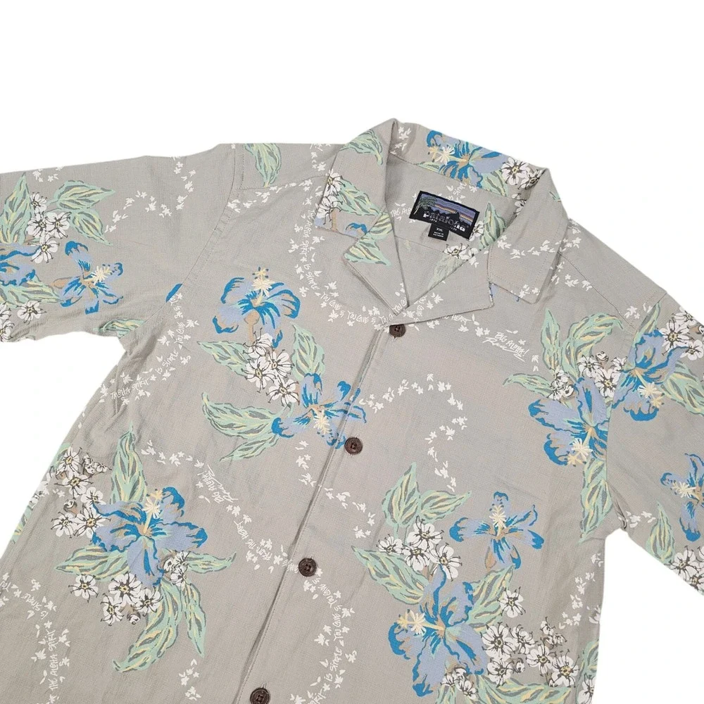 Patagonia Pataloha Kids XXL Hawaiian Organic Cotton Shirt STY62495‎ FA23